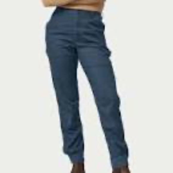 Patagonia Women's All Seasons Double Knee Work Pants, Stone Blue, NWT, Sz 12 - Picture 1 of 11